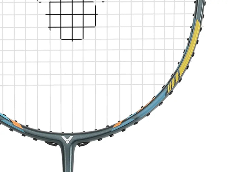 THRUSTER K 70 U Badminton Racket (Unstrung) - Dark Cyan | Lightweight Carbon Fiber Shaft | Professional Tournament Grade | Perfect for Competitive Play & Training Sessions