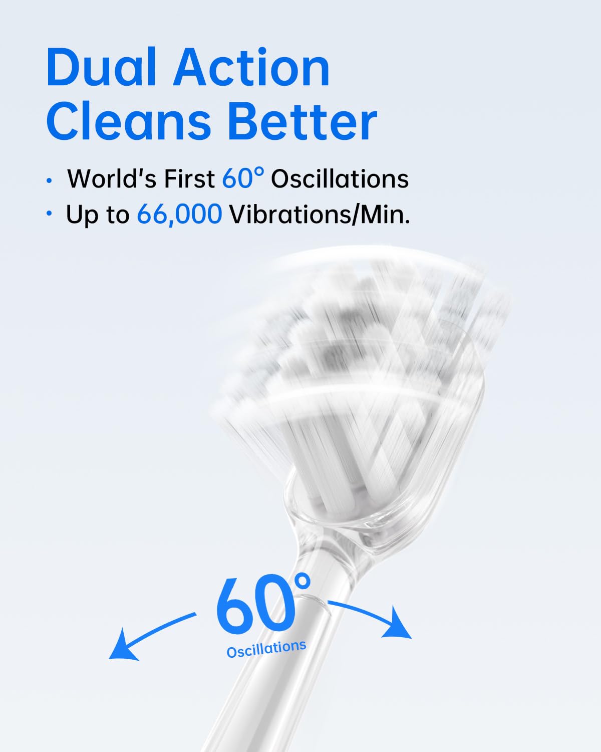 Laifen Wave Electric Toothbrush for Adults - Sonic Toothbrush with 30000 Oscillations & 5 Cleaning Modes, Smart App Connectivity, 3 Brush Heads, IPX7 Waterproof, Magnetic Fast Charging, Travel Case Included (Stainless Steel) - Perfect for Home Use, Travel & Gifts