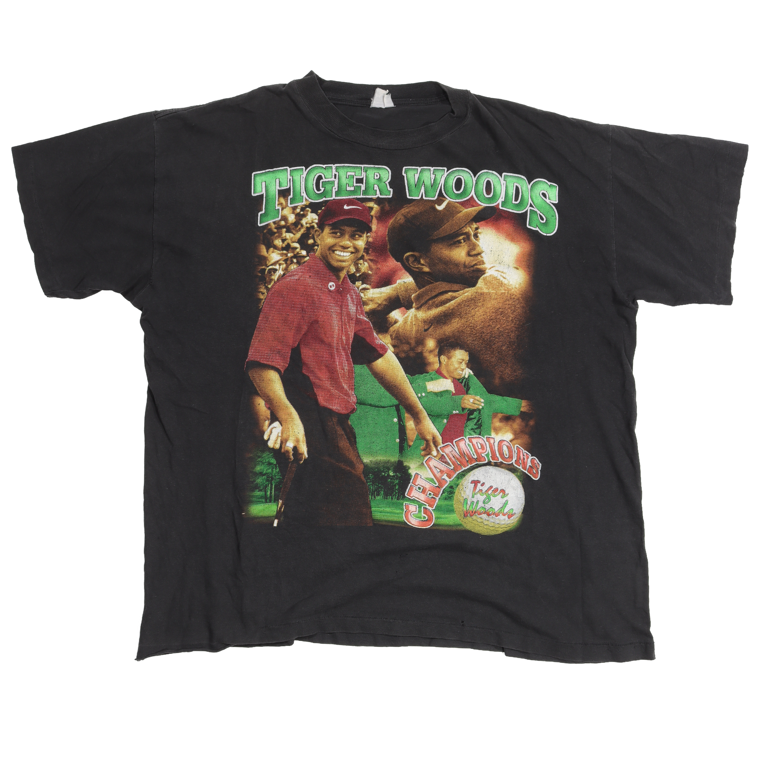 Vintage 1990s Tiger Woods Graphic T-Shirt - Retro Golf Apparel for Men & Women - Perfect for Golf Fans, Casual Wear & Sports Enthusiasts