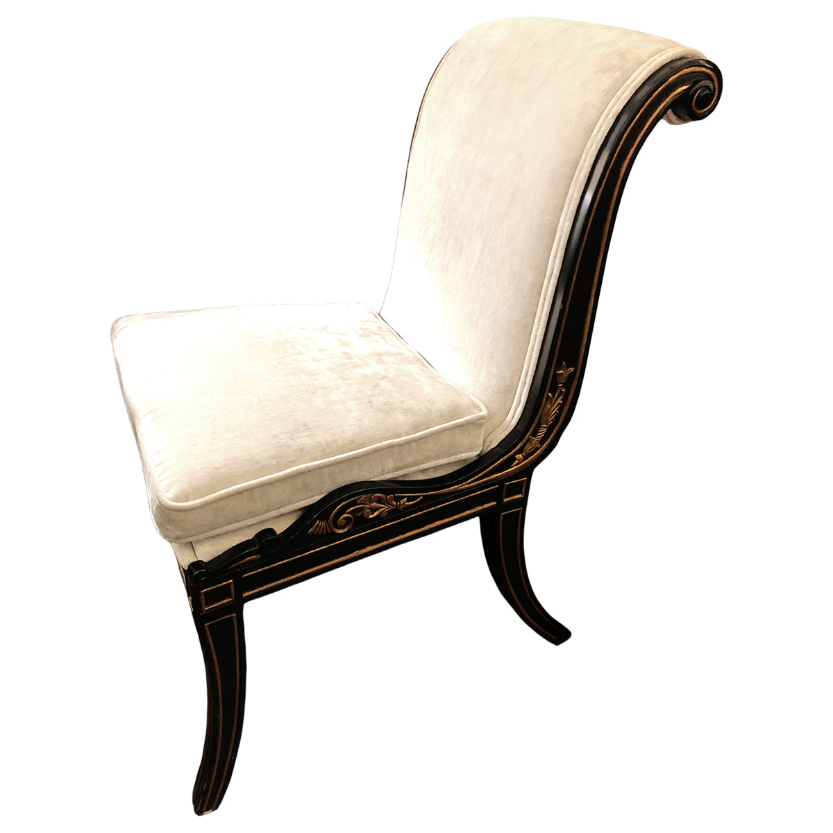 Antique English Regency Chairs Pair c1820 - Elegant Dining Room Furniture for Classic Home Decor