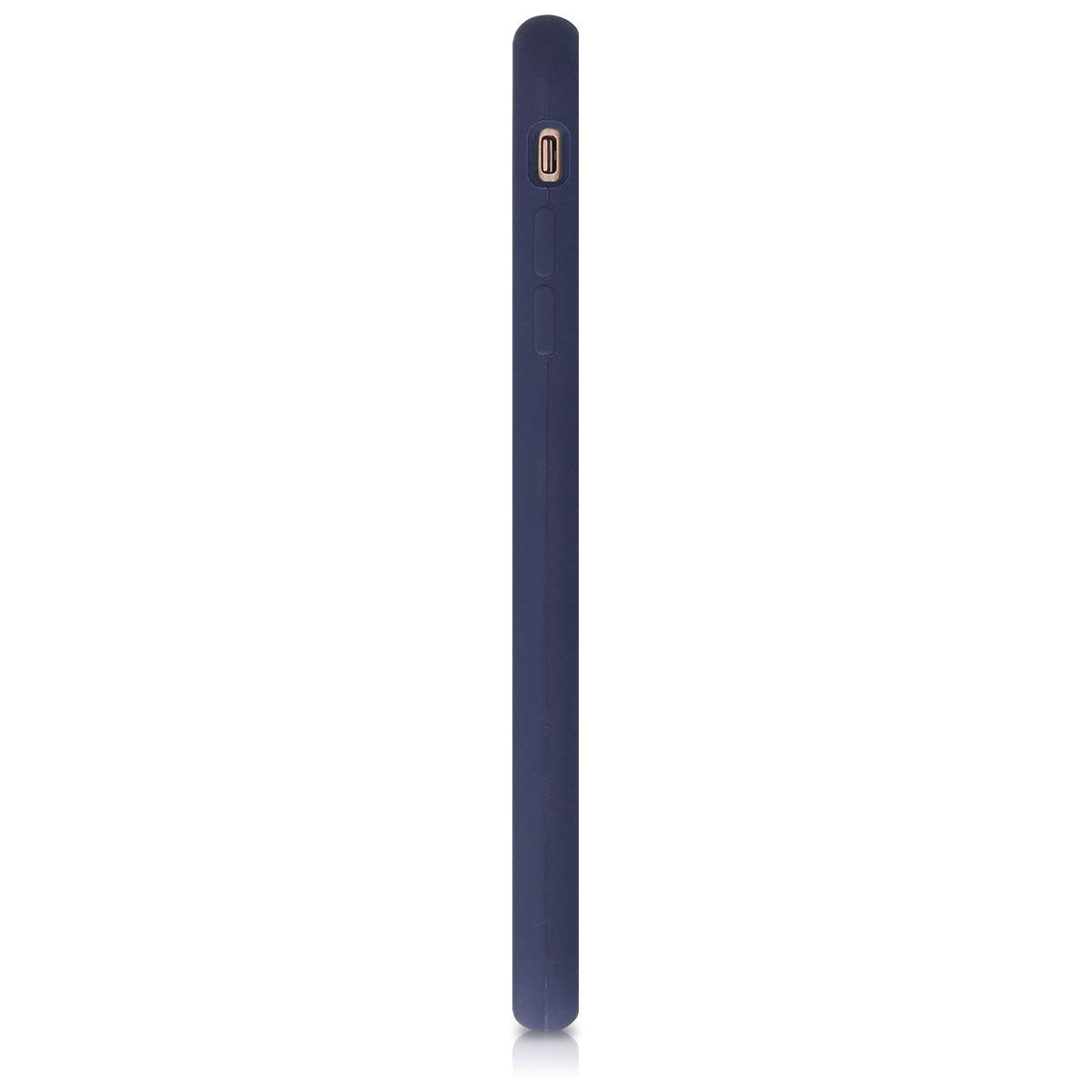 kwmobile Premium TPU Silicone Case for Apple iPhone 7 Plus & iPhone 8 Plus - Shockproof Soft Finish Phone Cover in Deep Ocean Blue - Perfect for Everyday Protection & Outdoor Activities