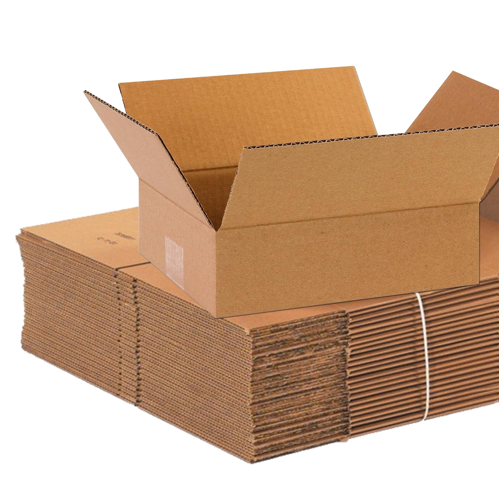 Aviditi 10x8x3 Inches Corrugated Cardboard Shipping Boxes - 100 Pack Kraft Brown Moving Boxes for Packing, Storage & Mailers | Ideal for Home Office, Ecommerce & Small Business Shipping Needs