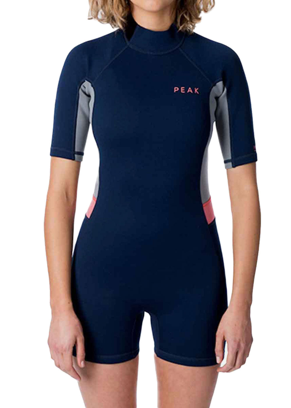 Peak Women's 1.5mm Neoprene Short Sleeve Spring Wetsuit - Perfect for Surfing, Snorkeling & Water Sports
