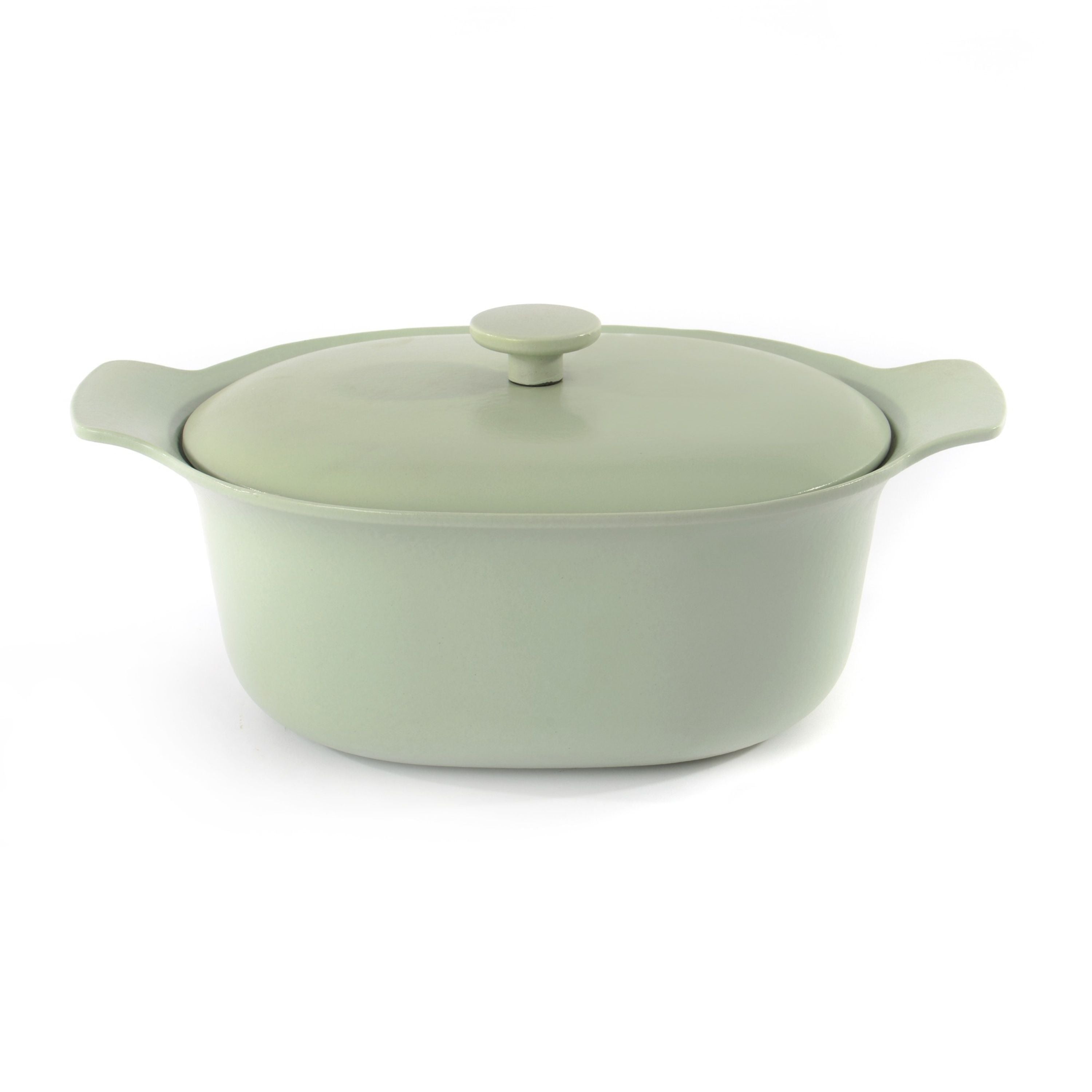 BergHOFF Ron 5-Piece Cast Iron Cookware Starter Set in Green – Perfect for Searing, Braising & Baking – Ideal for Home Chefs & Kitchen Enthusiasts