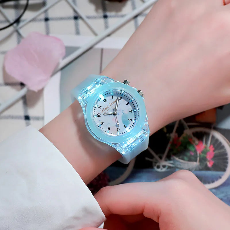 Waterproof LED Flash Wristwatch for Men Women - Digital Sports Watch with Alarm, Stopwatch - Perfect for Running, Hiking, Gym Workouts