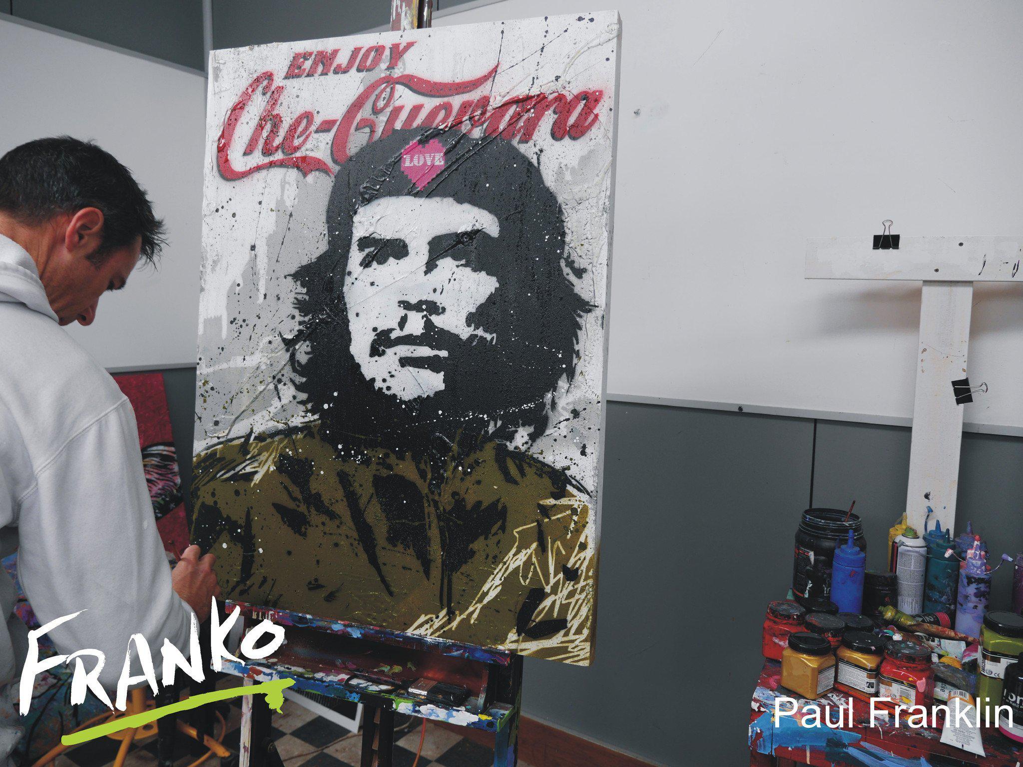 Che Guevara Pop Art Painting - 75cm x 100cm Canvas Wall Decor - Perfect for Living Room, Bedroom, Office & Dormitory
