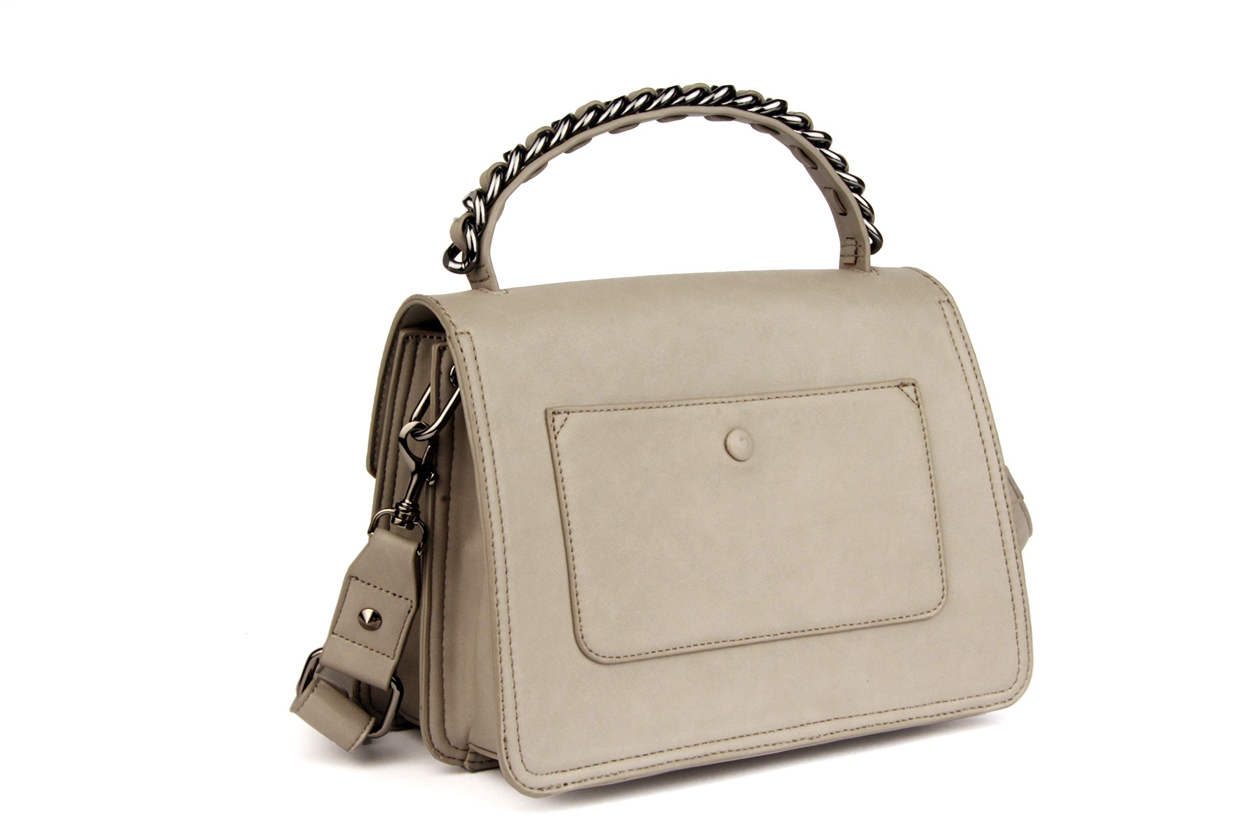 Bienali® Bayla - Stylish Chain Top Handle Flap Crossbody Bag for Women | Fashion Shoulder Purse for Work, Party & Evening Out