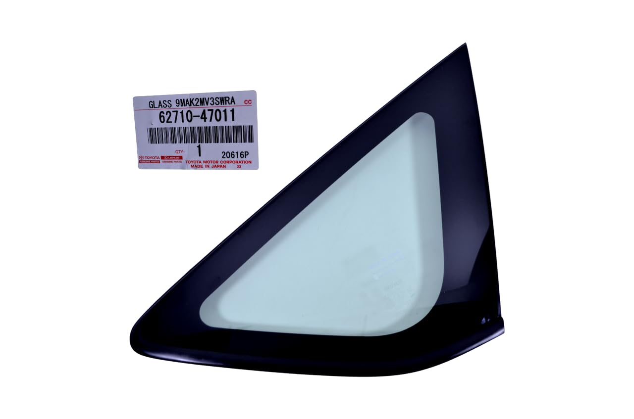 Genuine Toyota OEM Right Passenger Side Rear Quarter Glass for 2004-2009 Prius - Perfect Fit Replacement for Car Window Repair & Auto Glass Replacement