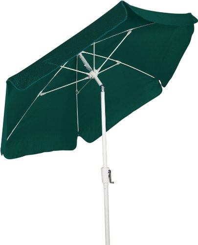 Forest Green with White Pole