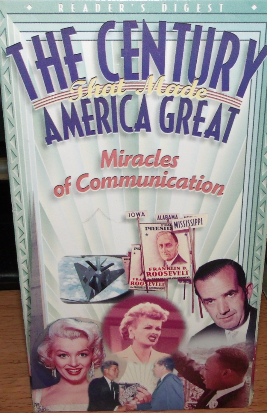 The Century That Made America Great: Communication Miracles (VHS Tape) - Perfect for History Enthusiasts & Vintage Media Collectors