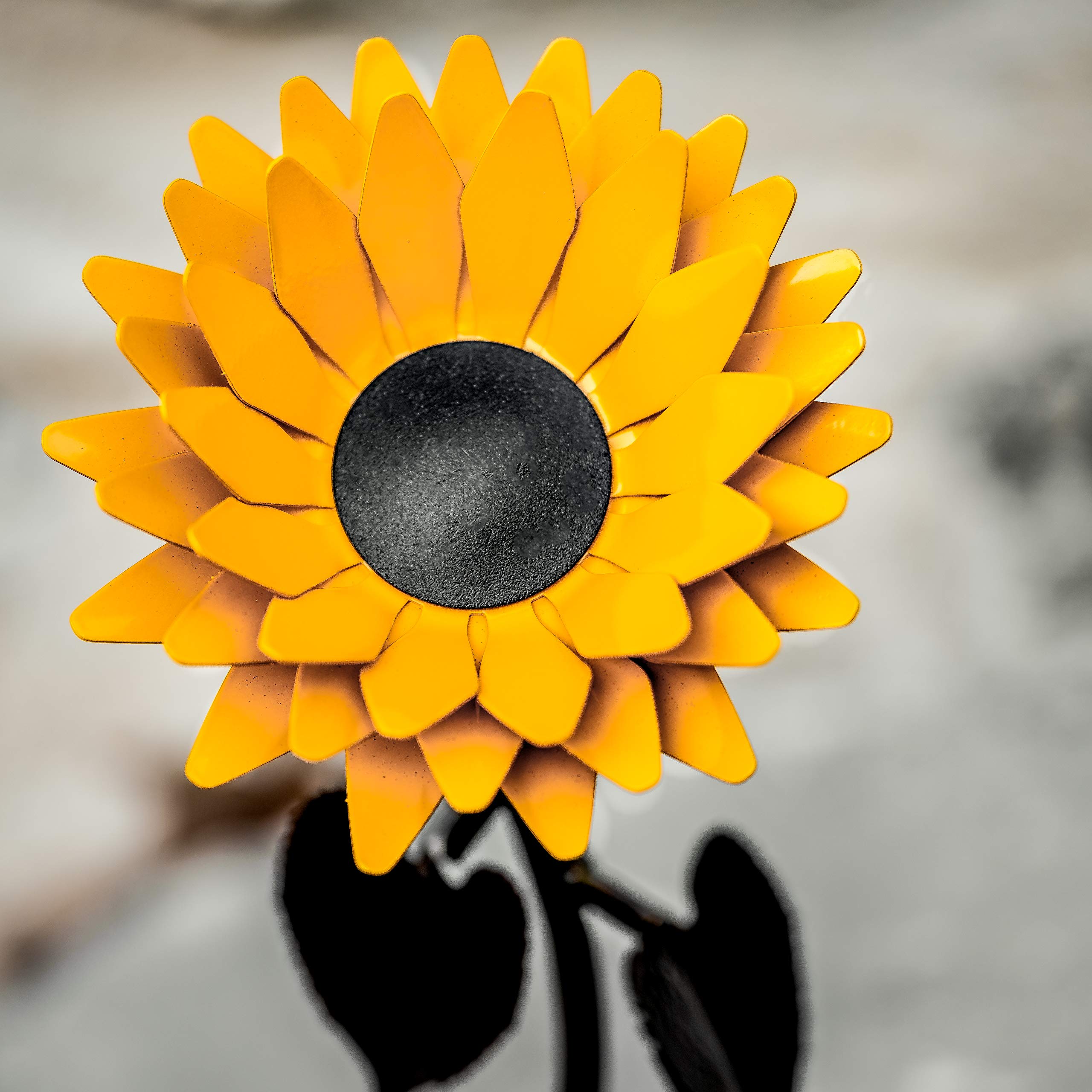 Hand-Forged Wrought Iron Sunflower Wall Decor - Unique 1st Anniversary Gift for Couples - Perfect for Home, Garden & Wedding Decorations