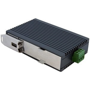 5 Port Industrial Ethernet Switch - DIN Rail Mountable, 10/100Mbps Unmanaged Network Switch with IP30 Housing & Energy Efficient Technology (12-48V DC Input) - Ideal for Factory Automation, SCADA Systems & Harsh Industrial Environments