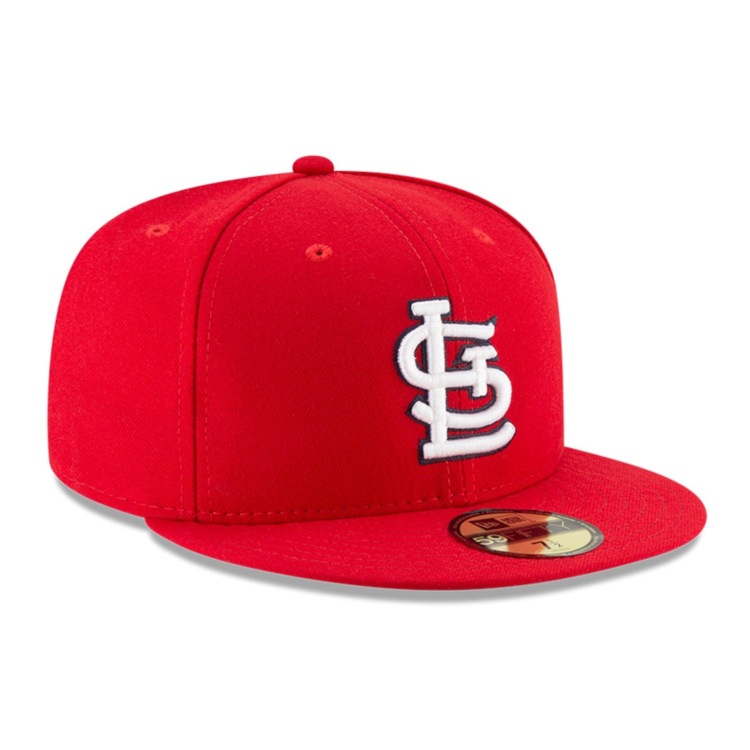 New Era 59Fifty Authentic MLB St. Louis Cardinals Baseball Cap - Adjustable Snapback Hat in Red & White | Perfect for Games, Fan Gear & Streetwear Fashion
