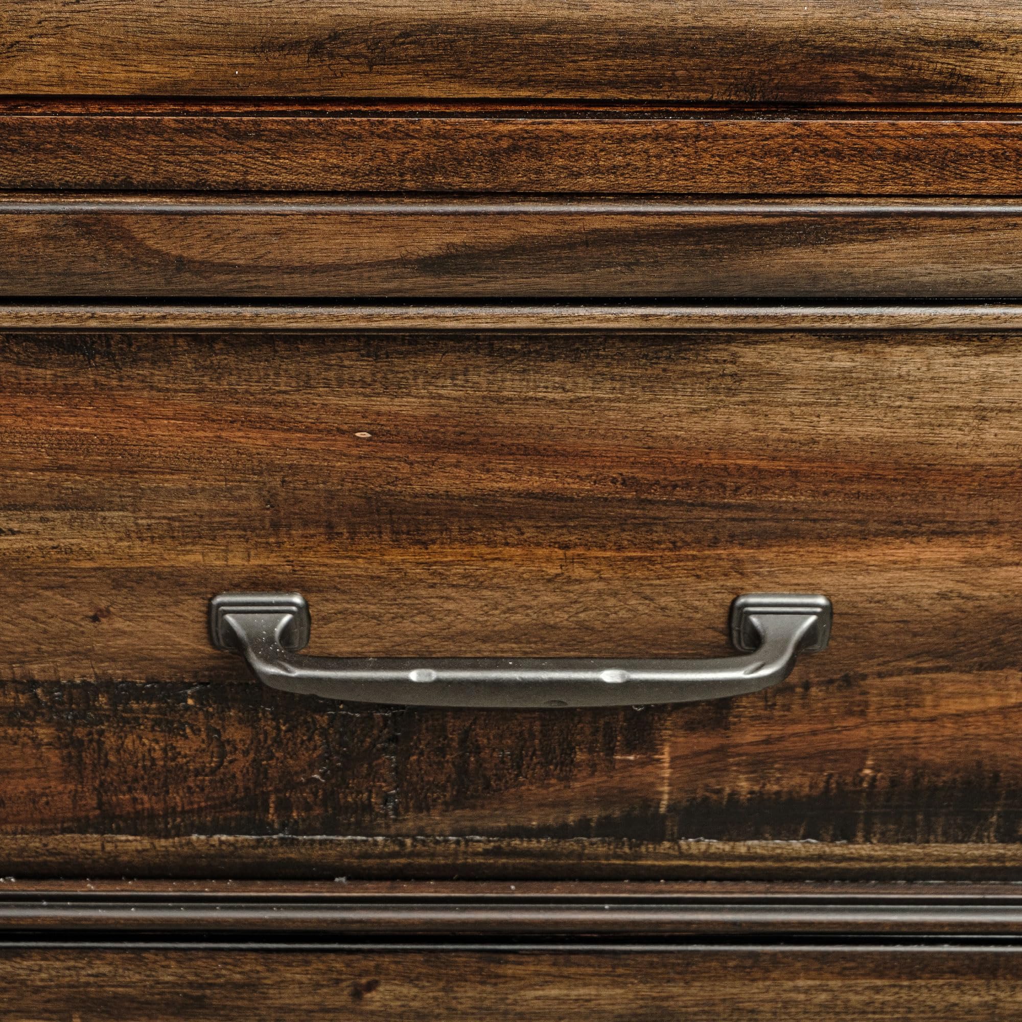 Coaster Home Furnishings 8-Drawer Wooden Dresser - Traditional Bedroom Chest with Chiffonier, Tall Clothing Storage Cabinet in Weathered Brown (223035) | Perfect for Master Bedroom, Guest Room & Apartment Organization