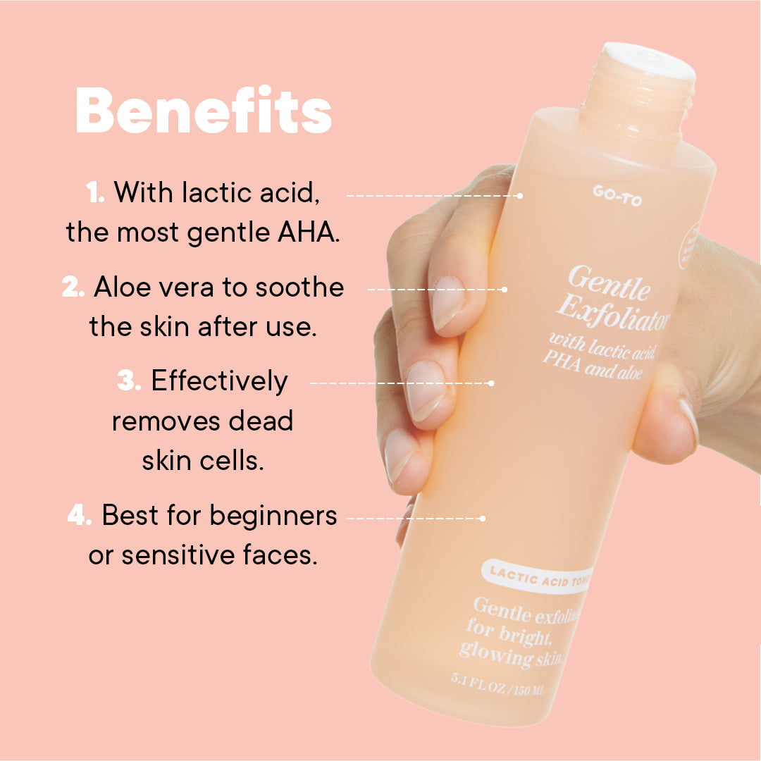 Gentle Exfoliator for Face & Body - Natural Skin Scrub for Smooth, Glowing Skin | Perfect for Daily Skincare Routine & Spa Day at Home