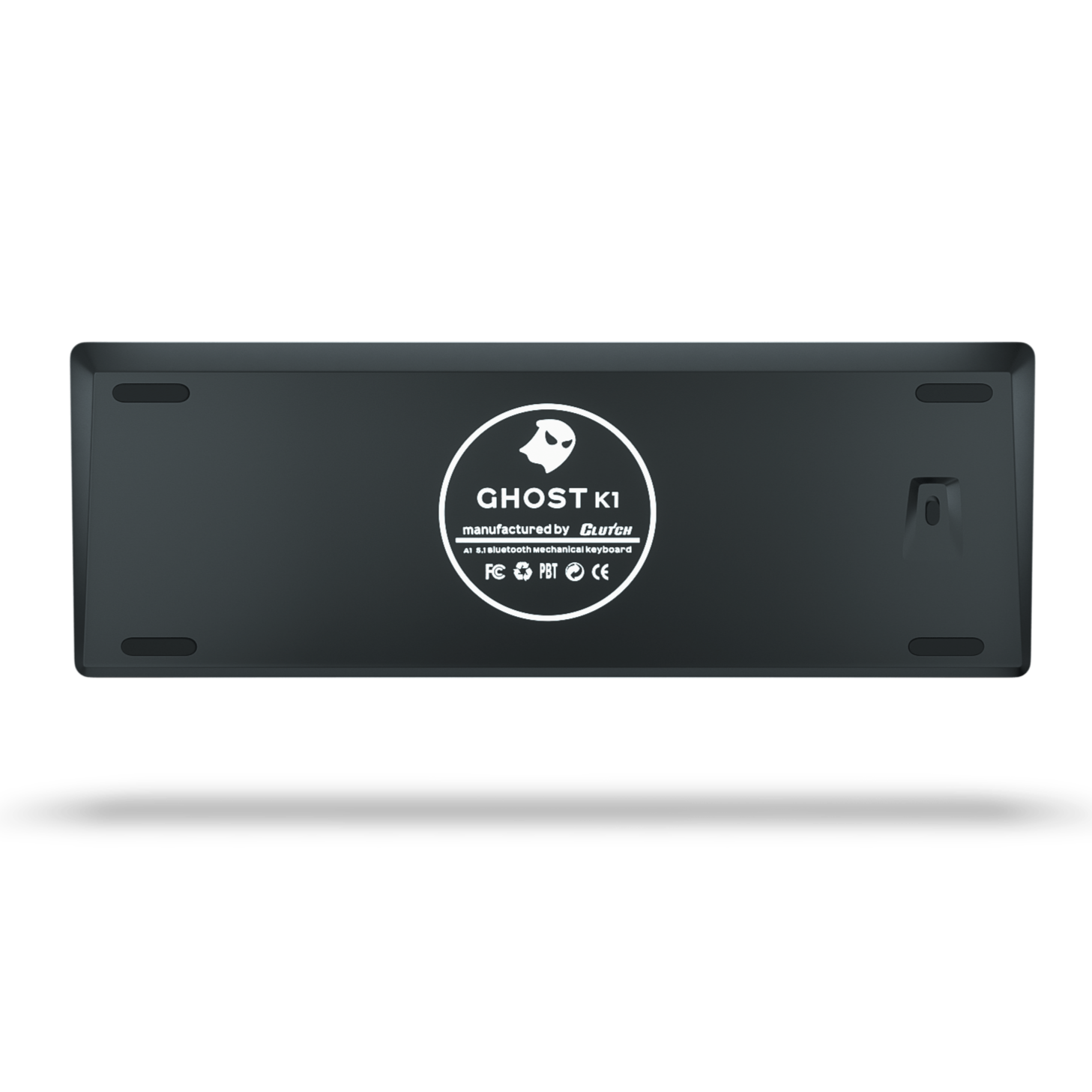 Ghost K1 Wireless Mechanical Keyboard - 60% Compact, RGB Backlit, Bluetooth 5.1, Hot-Swappable for Gaming & Office (Black) | Perfect for Esports, Typing & Remote Work