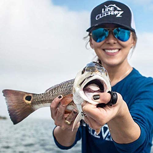 Line Cutterz Rust-Free Ceramic Blade Ring - Quick Fishing Line Cutter Tool for Saltwater & Freshwater Fishing | Perfect for Boats, Kayaks, and Shore Fishing