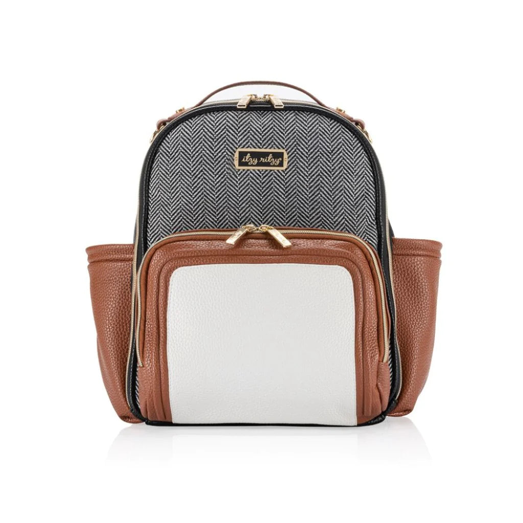 Itzy Ritzy Mini Plus Diaper Bag - Stylish & Functional Baby Essentials Organizer for On-the-Go Parents | Perfect for Travel, Shopping & Daily Outings