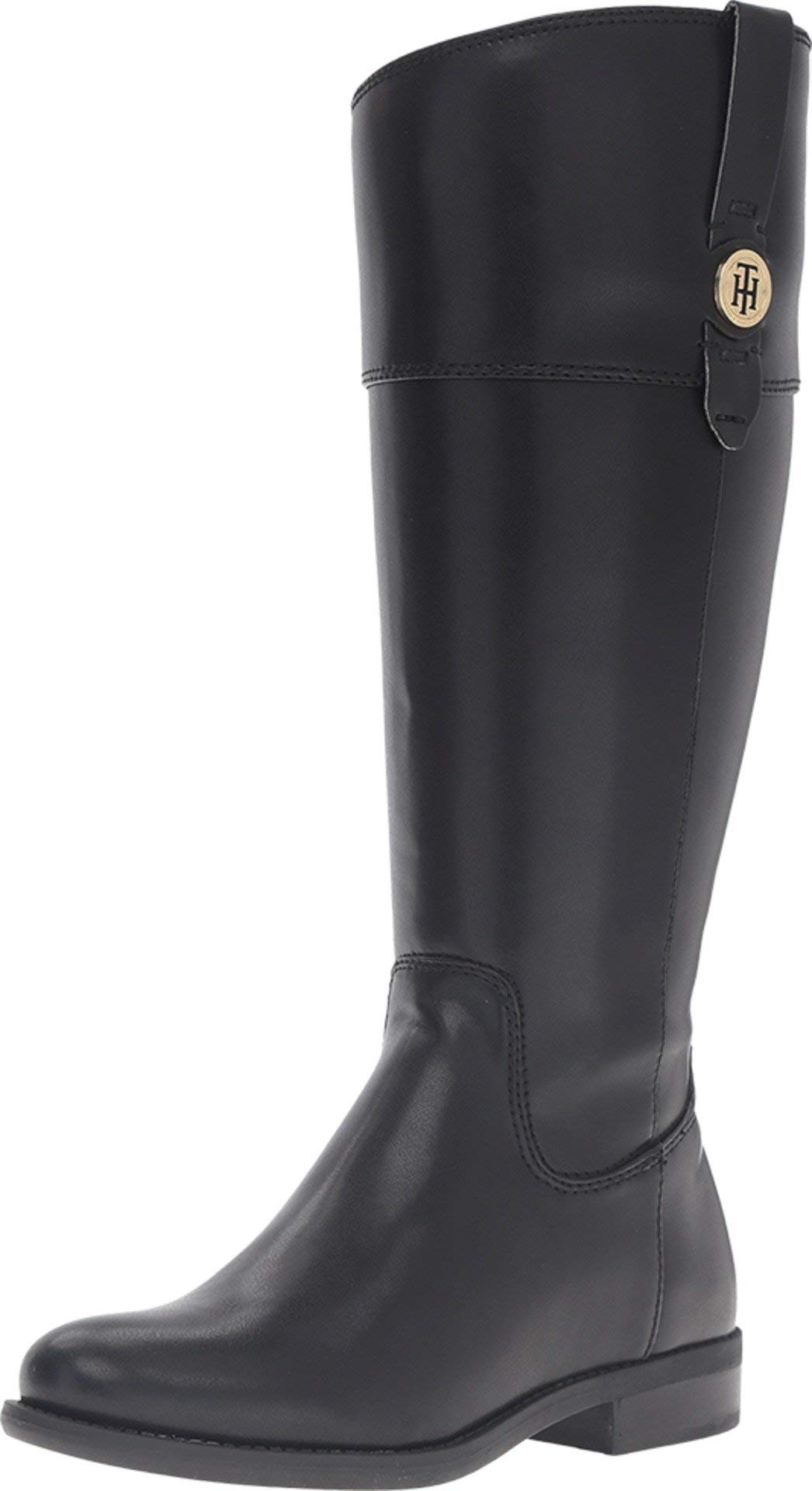 Tommy Hilfiger Women's Shano Wide Calf Boots - Comfortable Knee-High Winter Boots for Wide Calves | Perfect for Cold Weather, Snow, and Casual Outfits