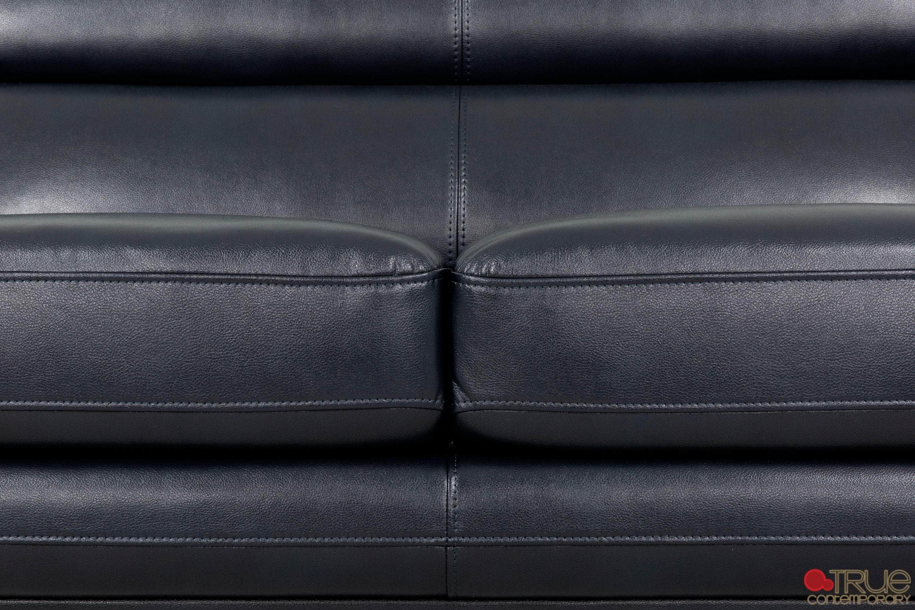 William 2-Piece Tufted Faux Leather Sofa & Loveseat Set - 2 Color Options | Modern Living Room Furniture for Small Spaces & Apartments