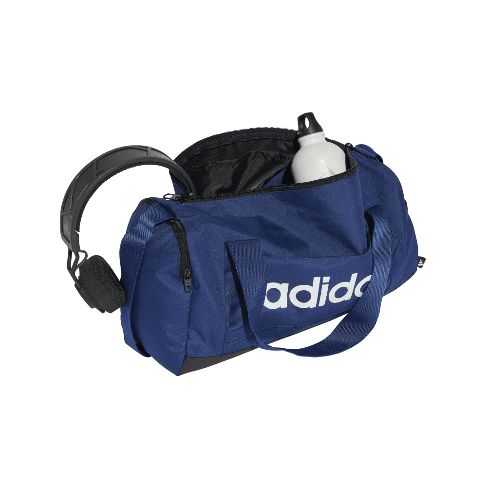 Adidas Linear Unisex Extra Small Duffel Bag - Lightweight Gym Bag for Travel, Sports & Workout - Perfect for Fitness, Yoga & Weekend Getaways