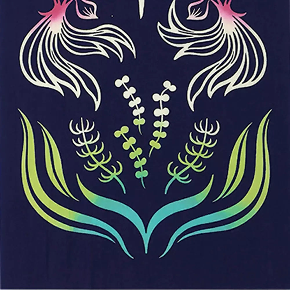Kenema Tenugui - Stylish Goldfish Japanese Traditional Hand Dyed Cotton Cloth | Perfect for Home Decor, Gift Wrapping & Cultural Events