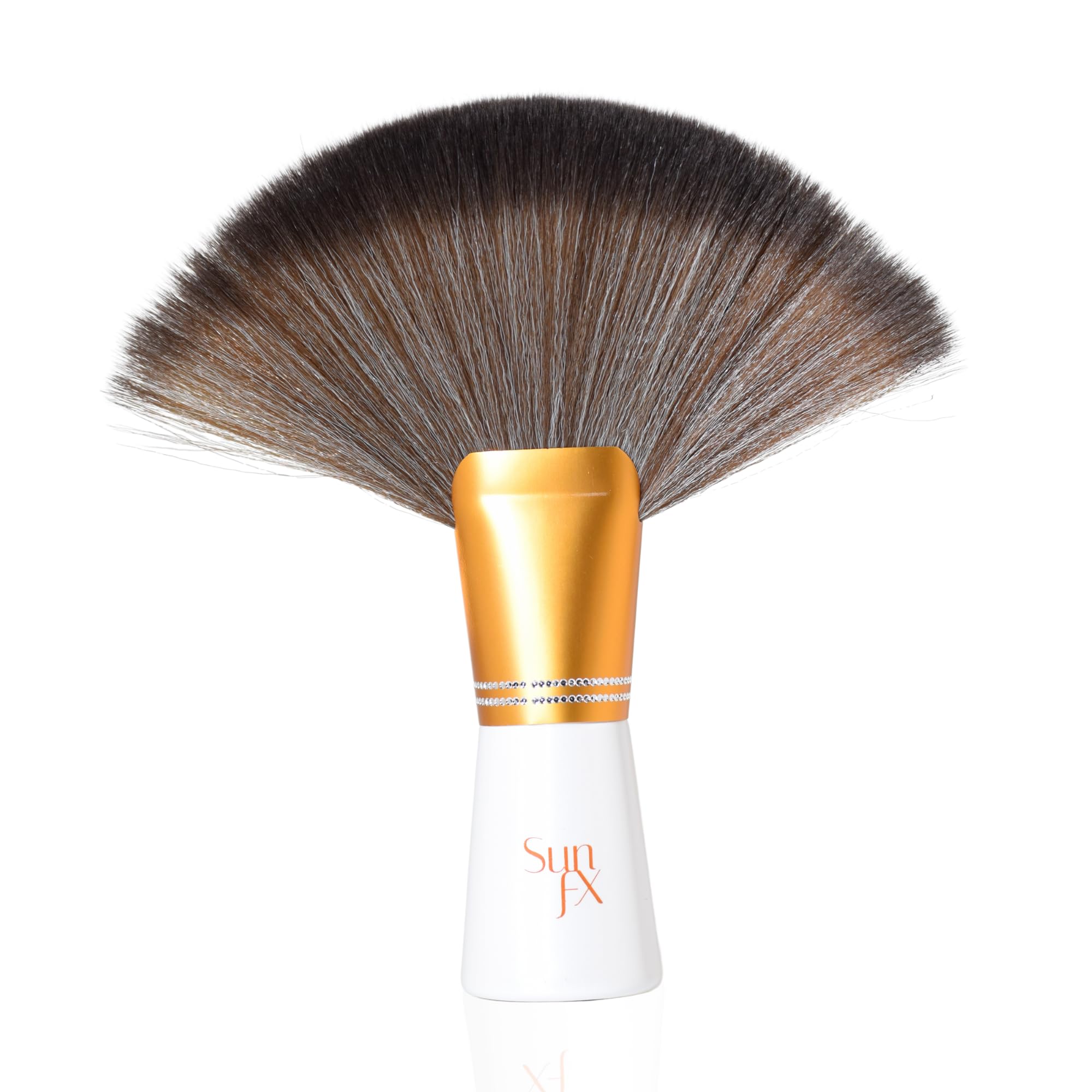 SunFX Violet Royal Spray Tan Solution Kit with Finishing Powder & Fan Brush - Natural Looking, Streak-Free Self Tanner for Sunless Tanning at Home or Salon