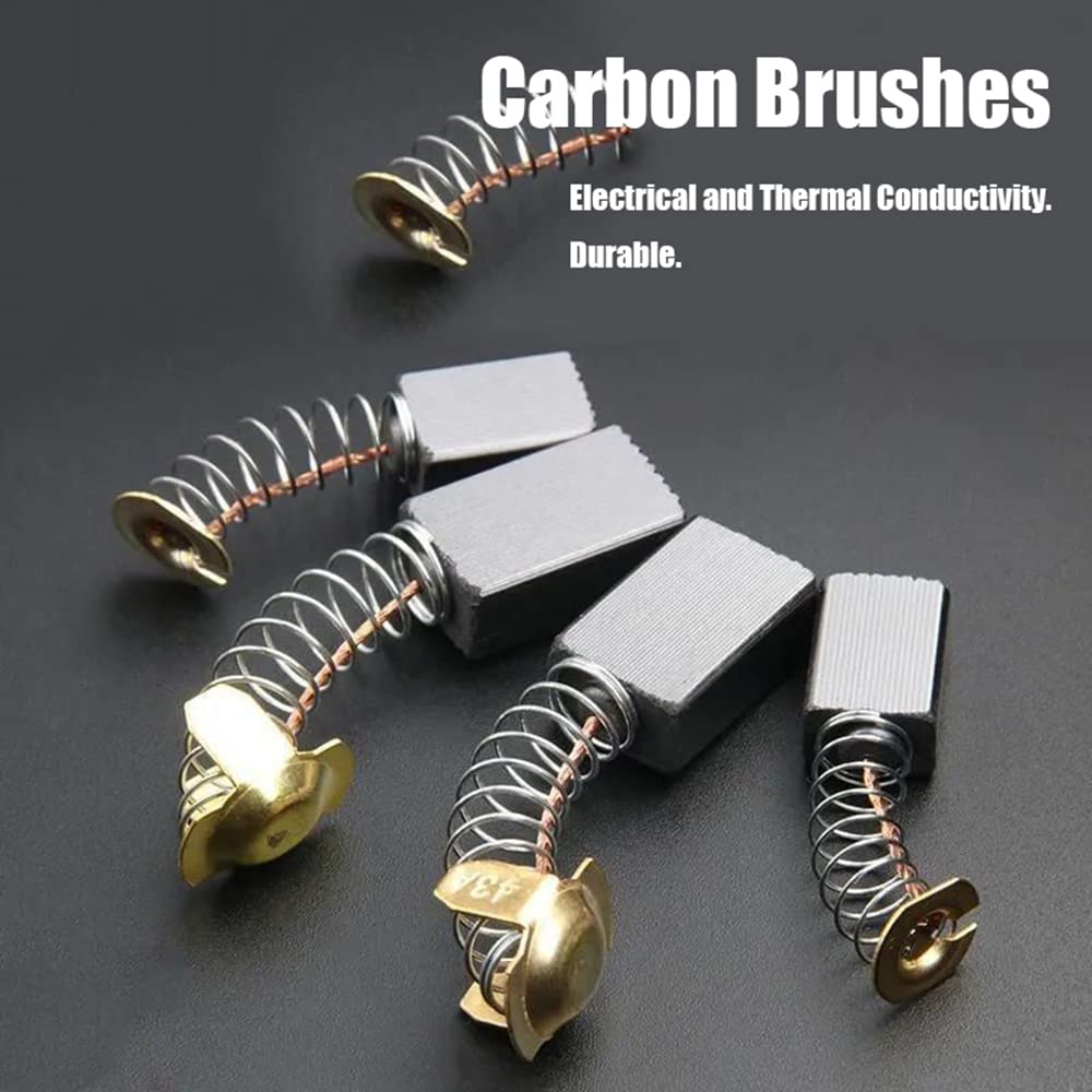 High-Quality Carbon Brushes CB-51 (12x8x5mm) - 30 Pack Replacement for Electric Motors & Power Tools - Compatible with Drills, Saws, Grinders - Durable Motor Brushes for Smooth Operation