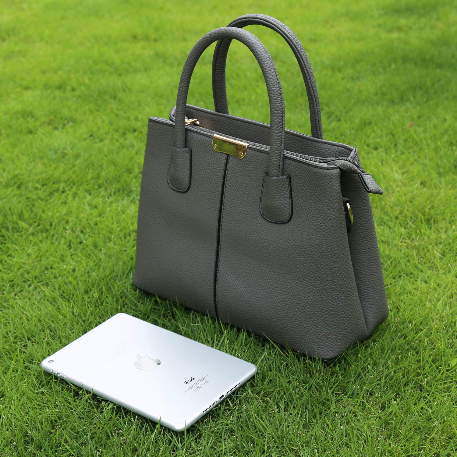 KKXIU Women's Leather Handbags - Top Handle Satchel Shoulder Bag & Crossbody Purse for Ladies | Perfect for Work, Travel, and Everyday Use