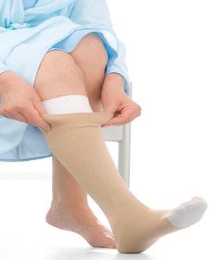 UlcerCARE Therapeutic Compression Stockings - 4XL Beige - Medical Grade Support for Varicose Veins & Leg Ulcers - Perfect for Post-Surgery Recovery & Daily Comfort