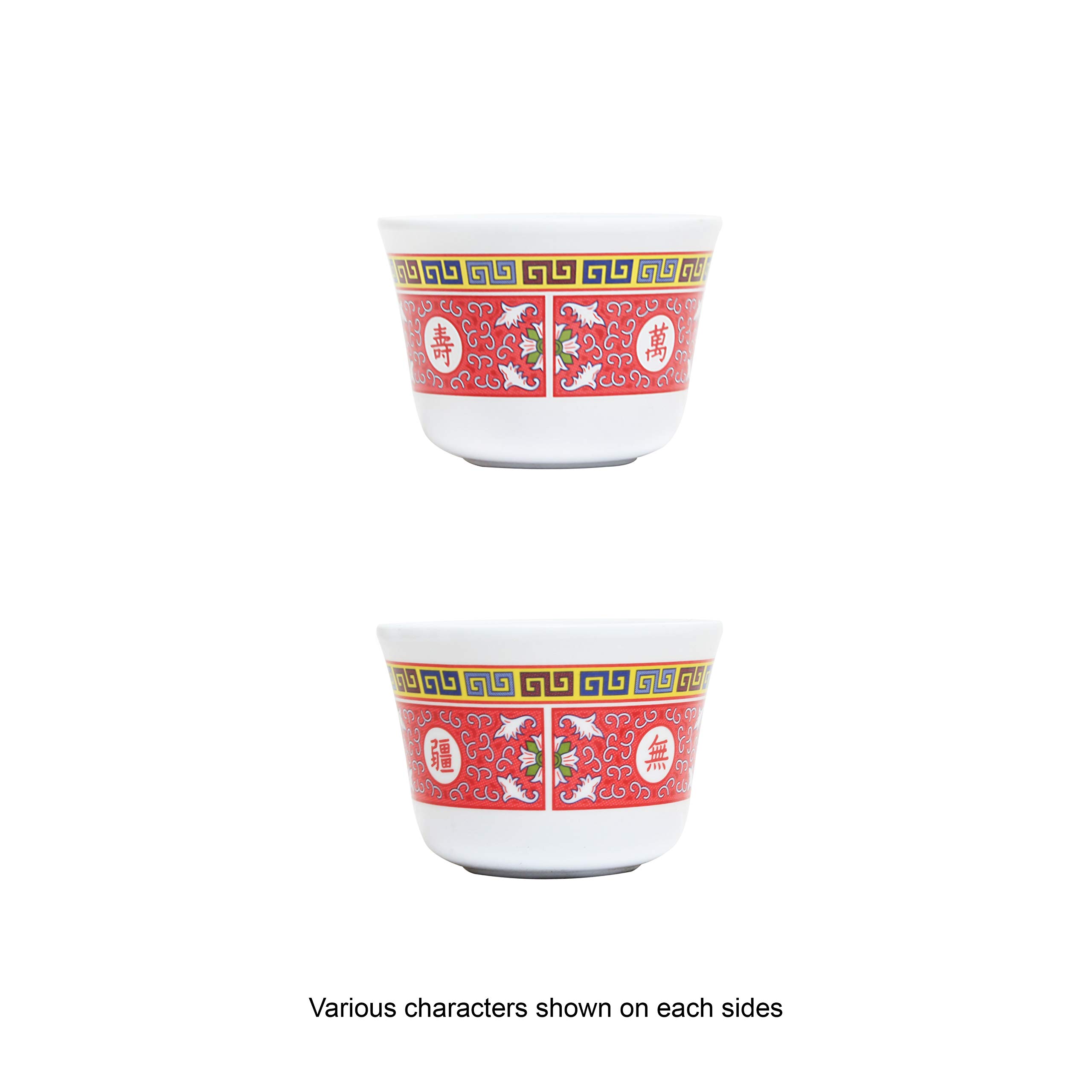 Premium Melamine Tea Cups - 5 oz, 3 1/8