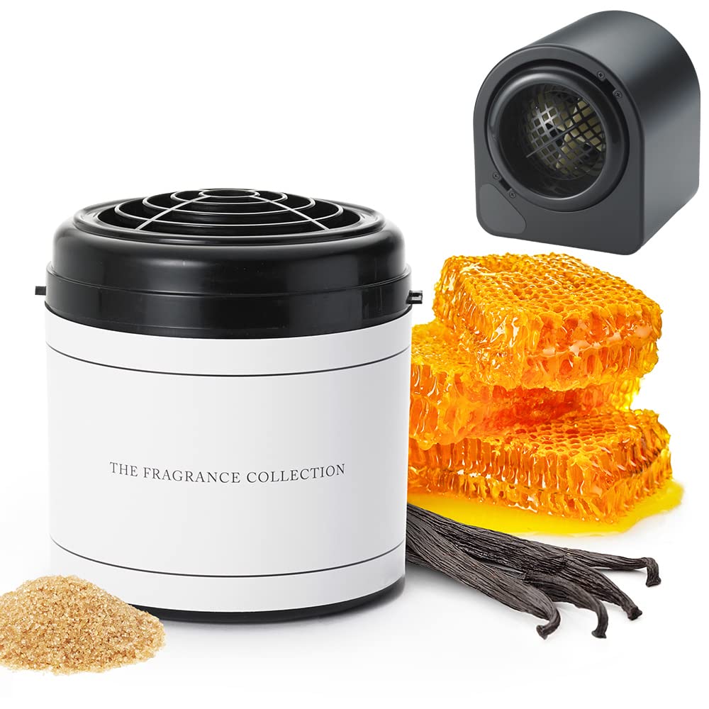 Luxury Home Diffuser Set with Scent Cartridge - Mandarin, Dark Chocolate & White Patchouli Fragrance | Premium Aromatherapy for Bedroom, Spa & Office Relaxation
