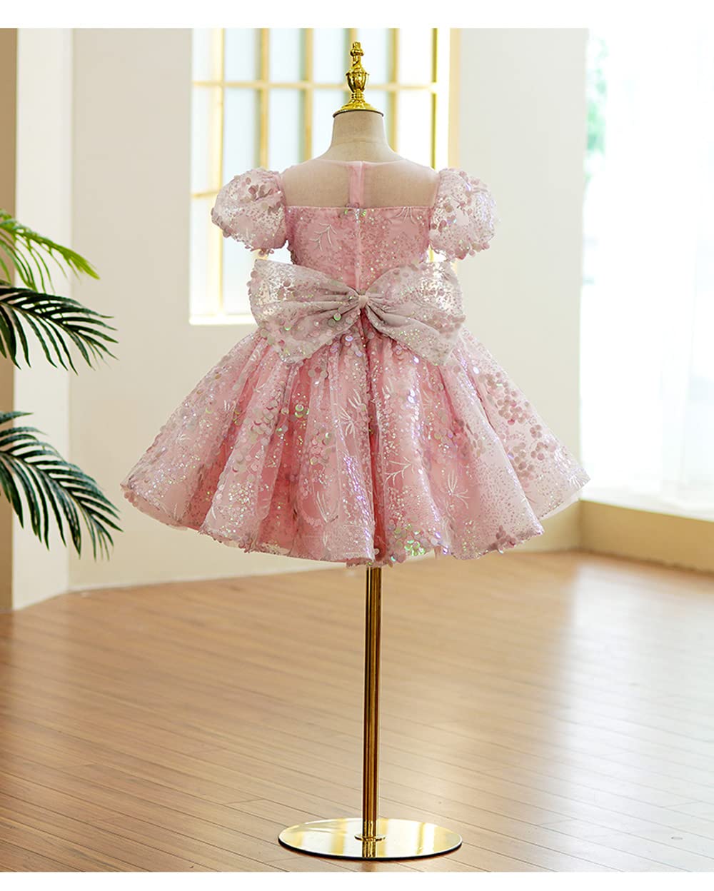 Luxury Sequin Flower Girl Dresses for Toddlers - Princess Wedding Party & Pageant Ball Gown Tutu Dresses | Perfect for Flower Girls, Birthday Parties, and Special Occasions