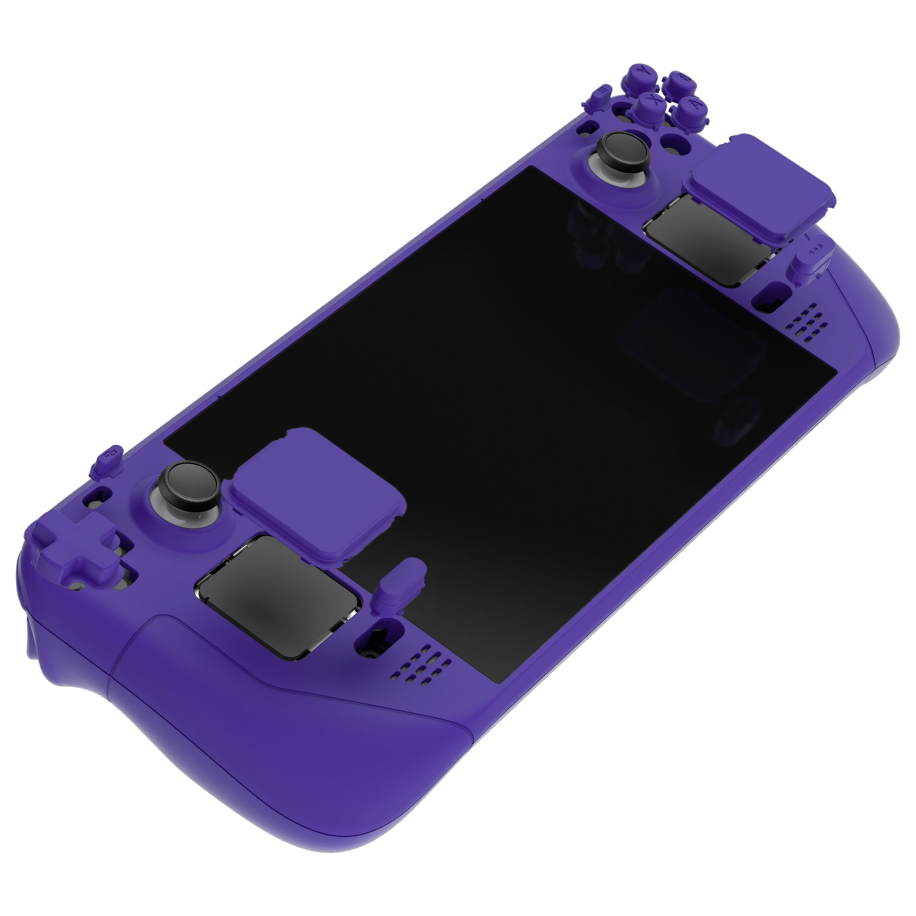 eXtremeRate Custom Full Set Shell with Buttons for Steam Deck LCD - Purple Replacement Case | Gaming Accessories for Steam Deck LCD | Perfect for Gaming Enthusiasts & DIY Modders