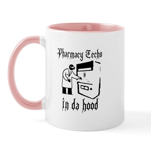 White/Pink Inside - Pharmacy Tech's In Da Hood Mug