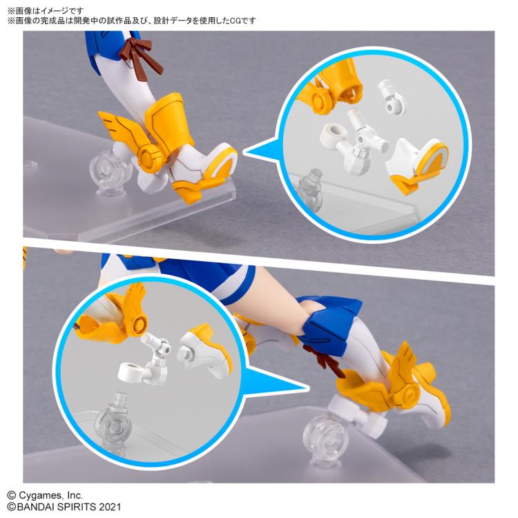 Bandai 30 Minutes Sisters 30MS Uma Musume: Pretty Derby Tokai Teio Model Kit - Anime Action Figure for Collectors & Hobbyists - Perfect for Display, Customization & Role-Playing Scenes