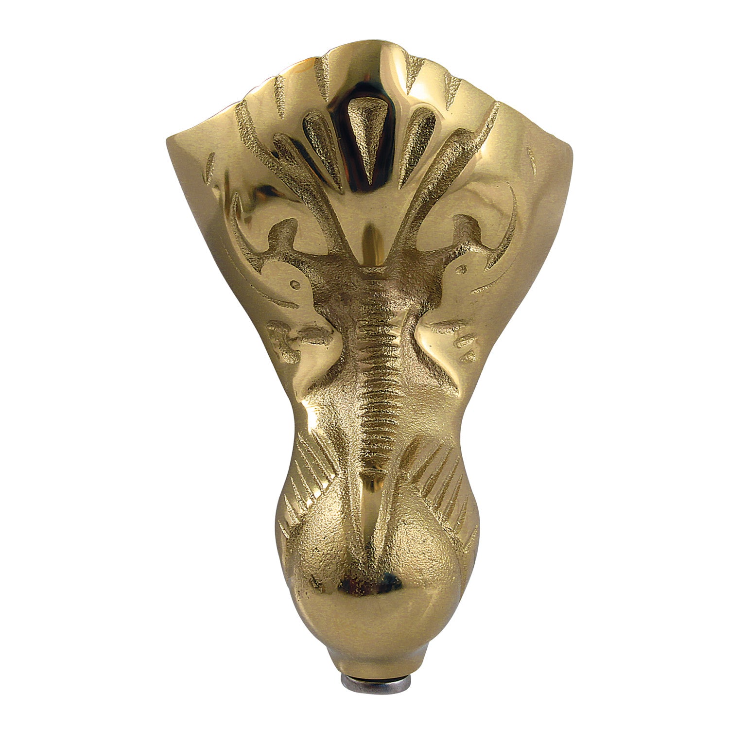 Aqua Eden VCTSW7 4-Piece Eagle Claw Cast Iron Tub Feet Set in Brushed Brass - Perfect for Vintage & Modern Bathtub Renovations