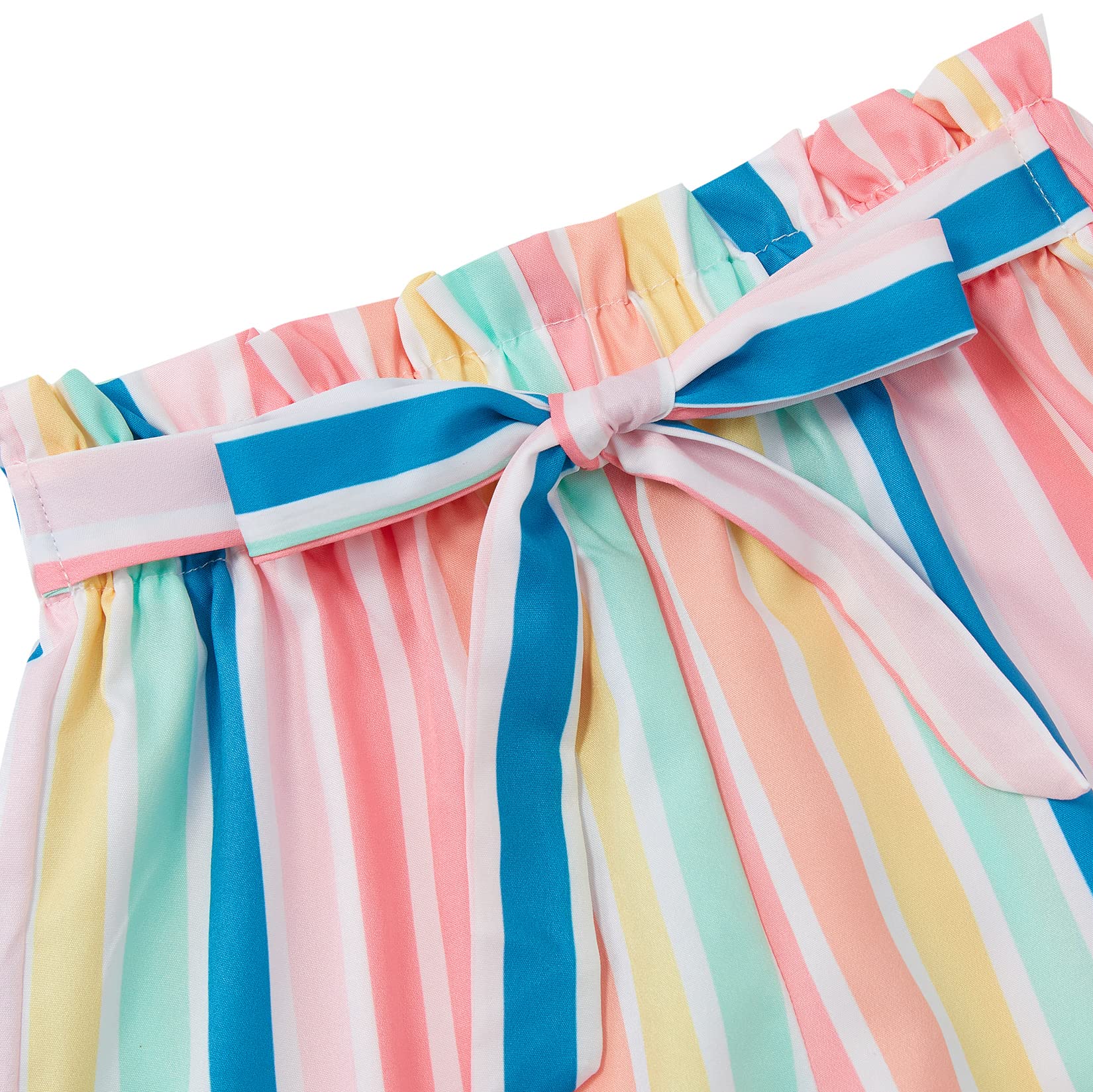 Girls' Summer 2-Piece Outfit Set - Cute T-Shirt & Shorts Combo for Kids | Playtime, Beach & Outdoor Activities