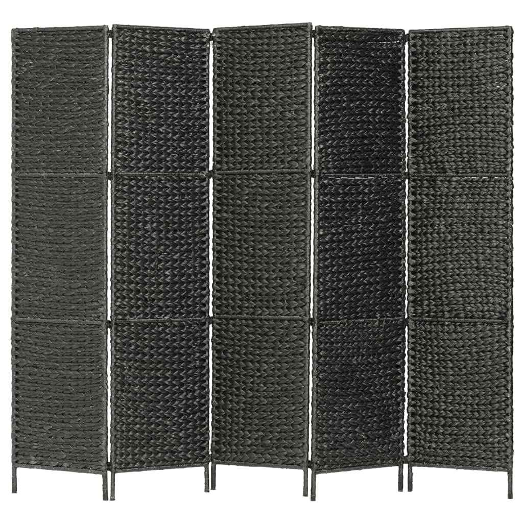 CHARMMA 5-Panel Black Room Divider Screen - 76