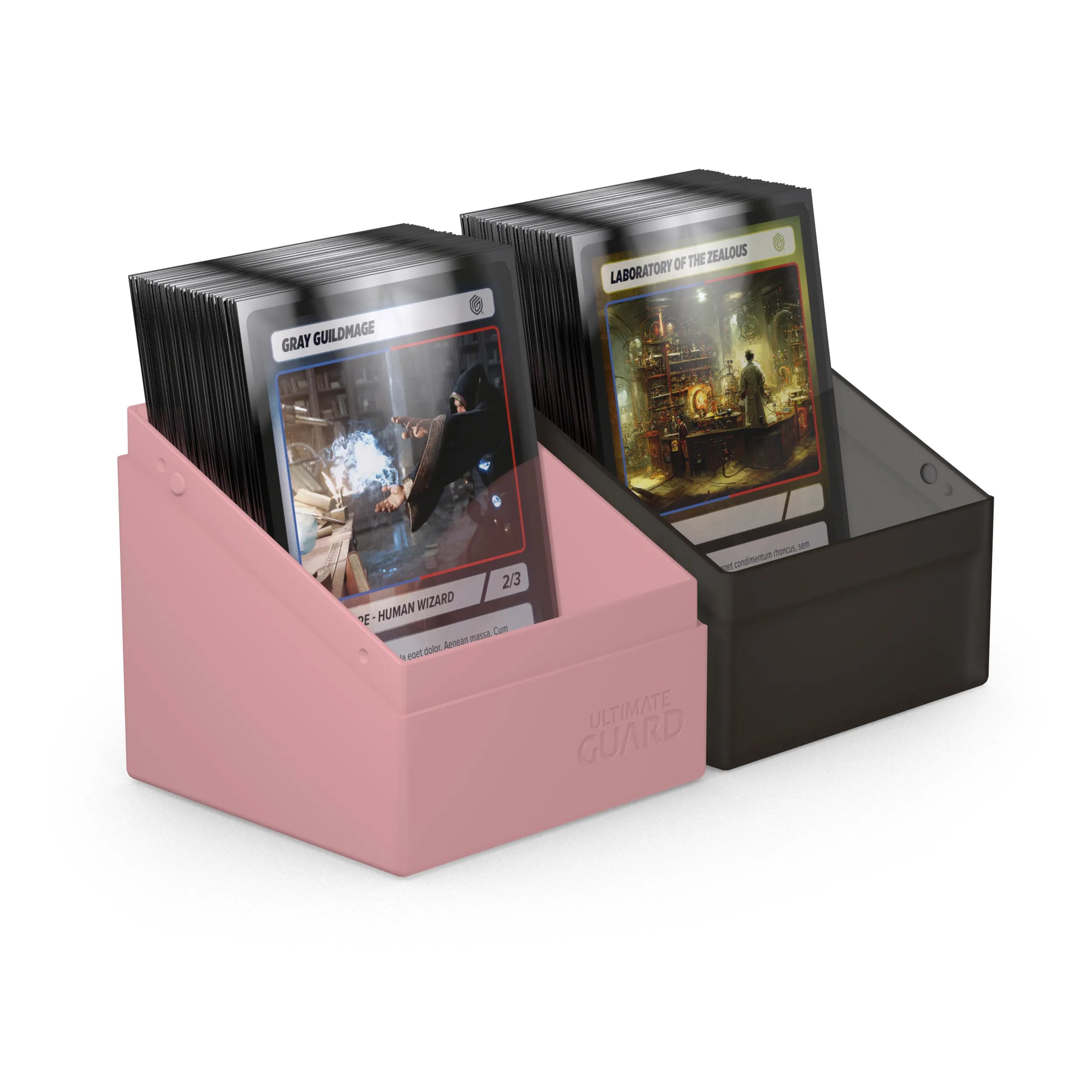 Druidic Secrets Fatum (Dusty Pink) 100+ Card Deck Box - Premium Boulder Storage for MTG, Pokemon & Yugioh Cards - Perfect for Gamers, Collectors & Travel