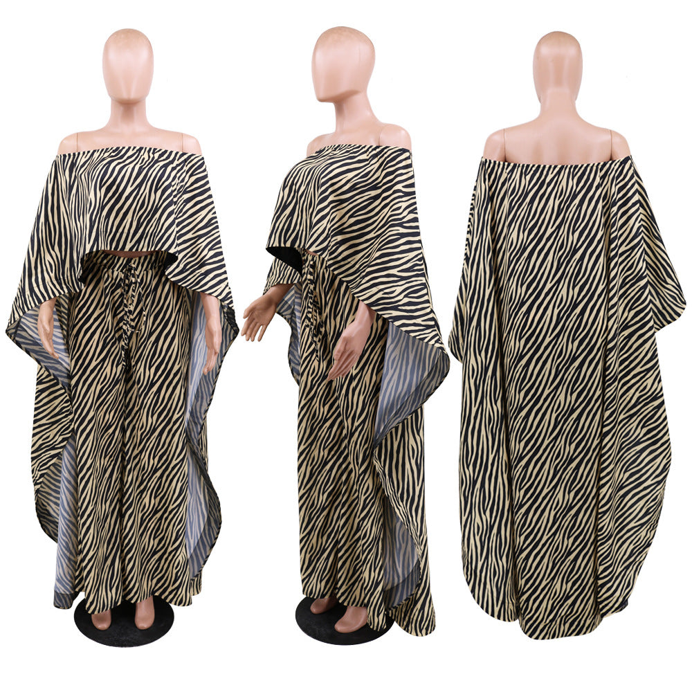 2 Piece African Dashiki Outfit for Women - Stylish Long Top & Wide Pants Set - Plus Size African Print Party Wear - Perfect for Cultural Events, Weddings & Festive Occasions