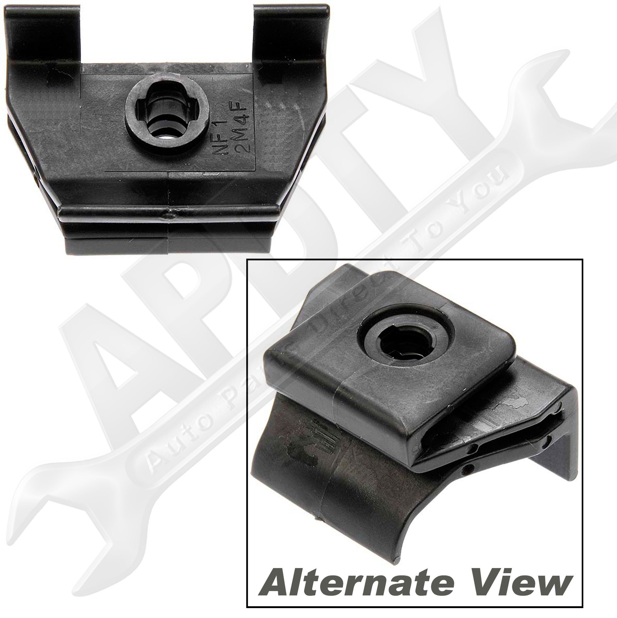 APDTY 811757 Front Bumper Cover Retainer Clips - 10 Pack Replacement Fasteners for Car Bumper Repair | Durable Plastic Clips for Ford, Chevy, Dodge | Easy DIY Installation for Auto Body Maintenance
