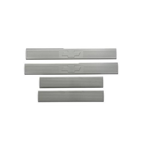 GM Genuine Accessories 17802520 Door Sill Plate - Chrome Finish for Chevy Silverado & GMC Sierra (2019-2023) | Interior Protection & Style Upgrade for Pickup Trucks