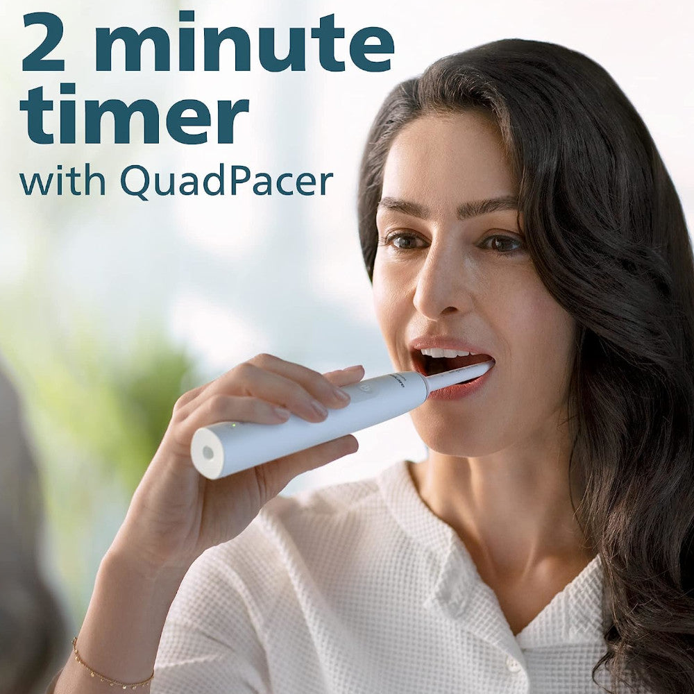 PHILIPS HX3681/03 Sonicare 3100 Series Rechargeable Electric Toothbrush with Pressure Sensor - Whitening & Gum Care for Home & Travel Use