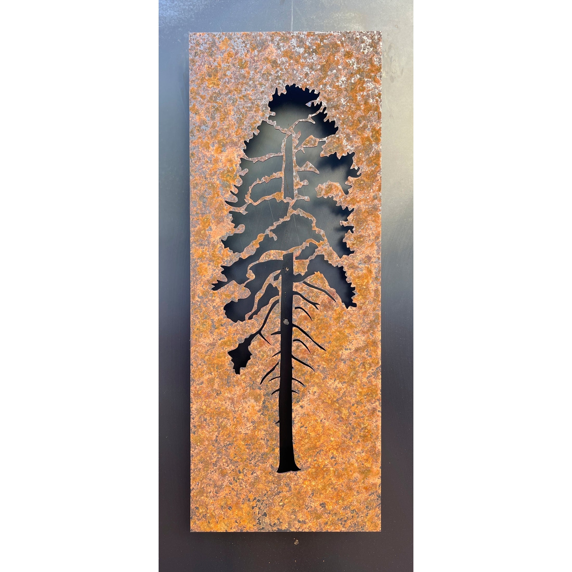 Ponderosa Pine Wooden Botanical Wall Panel - Rustic Home Decor for Living Room, Bedroom & Office - Natural Wood Wall Art for Farmhouse & Modern Interior Design