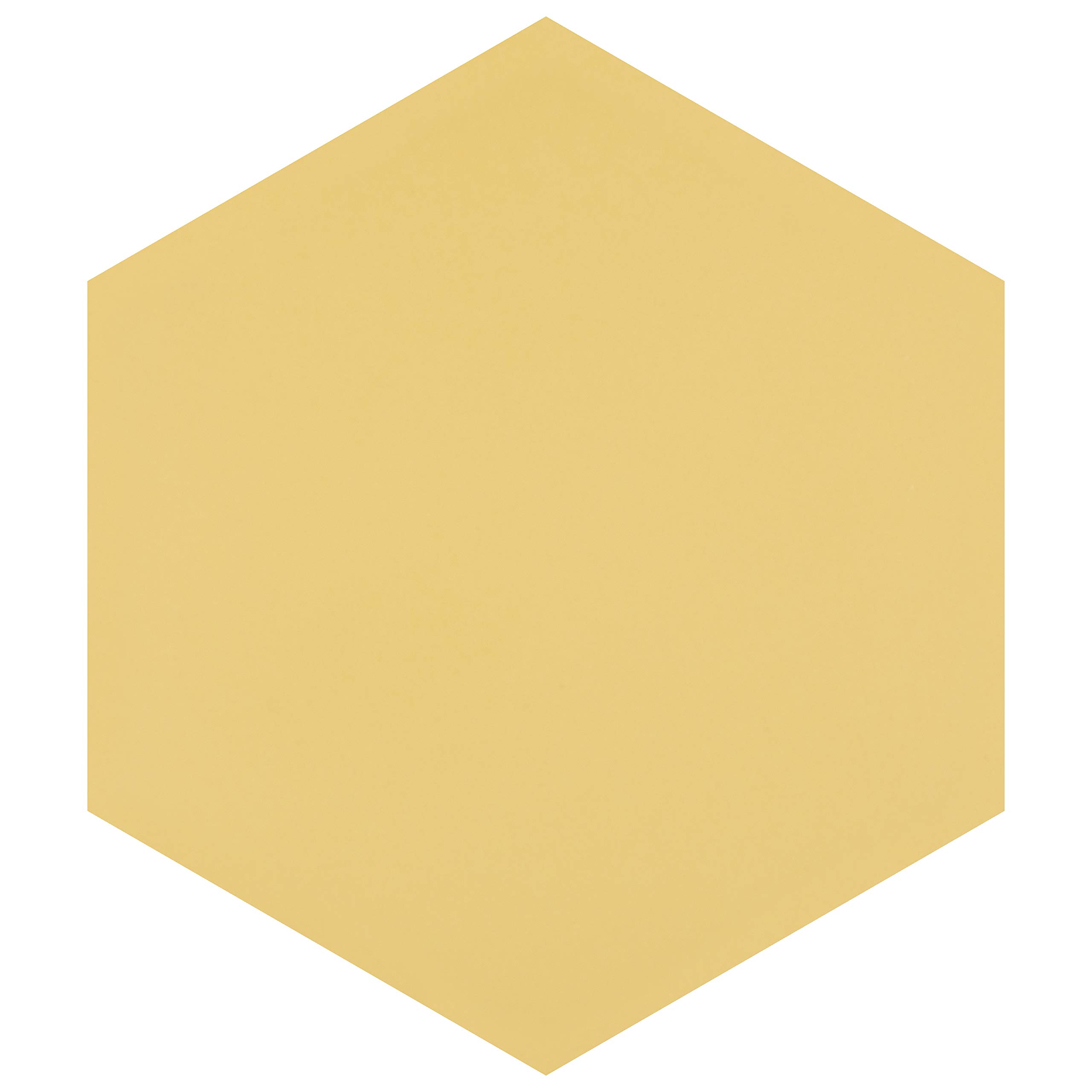 Somertile FCD10DATX Hexagon Ceramic Tile in Yellow - Perfect for Kitchen Backsplash, Bathroom Walls & Flooring