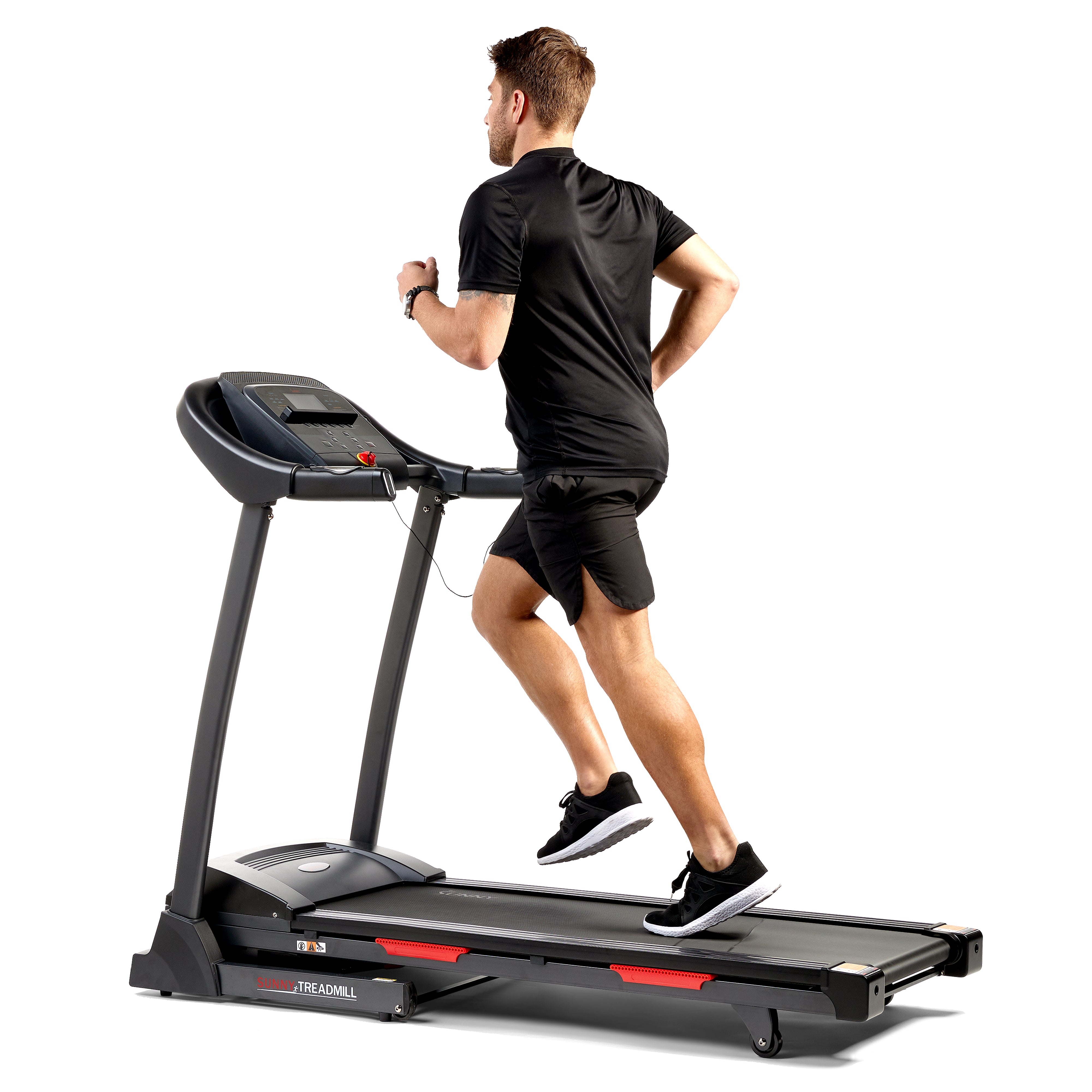 Premium Folding Auto Incline Smart Treadmill with Bluetooth - SunnyFit® App Compatible for Home Gym & Cardio Workouts