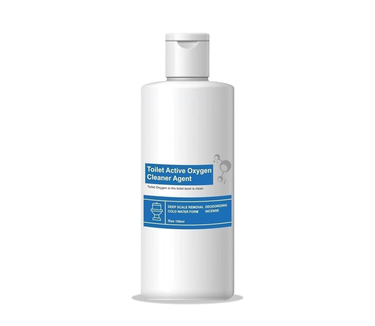 Active Oxygen Toilet Cleaner Powder with Super Cleaning Liquid - Effectively Removes Stubborn Stains & Odors | Ideal for Bathroom, Toilet Bowl & Household Cleaning