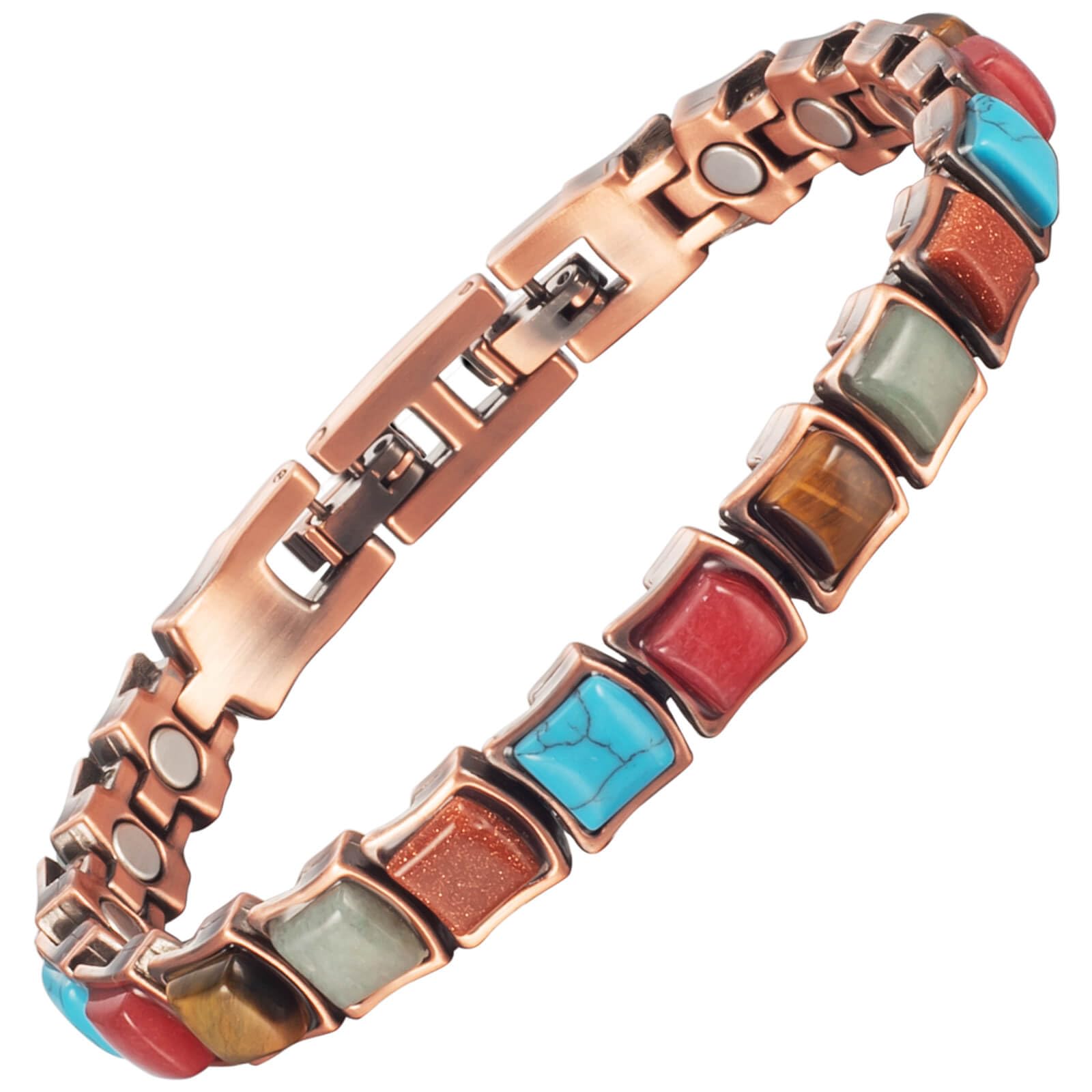 MagVIVACE Copper Magnetic Anklet for Women - Pure Copper Ankle Bracelet with Magnets for Pain Relief & Improved Circulation | Fashion Jewelry for Everyday Wear & Wellness
