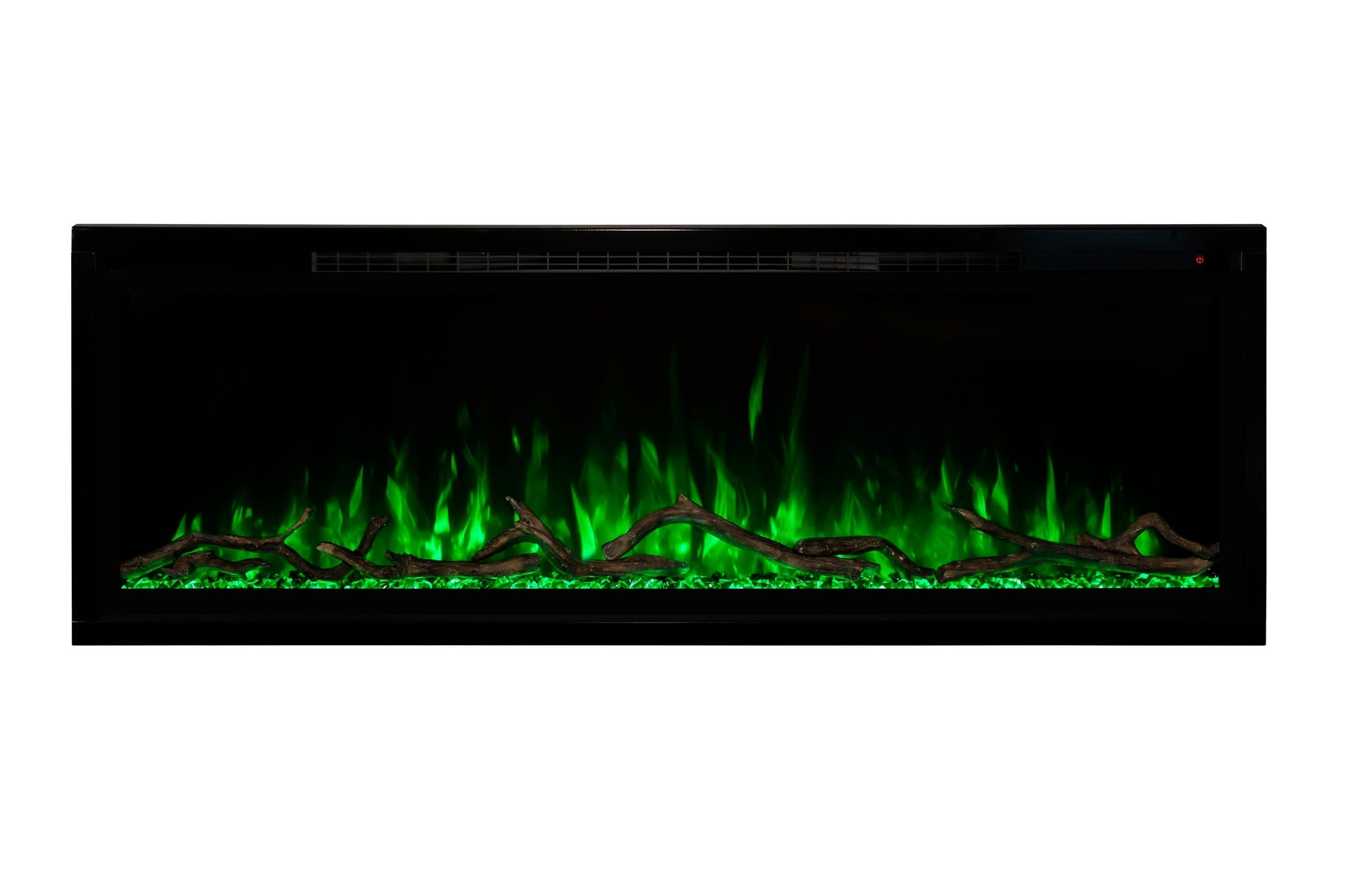 Modern Flames Allwood Fireplace Media Wall in Weathered Walnut - 60
